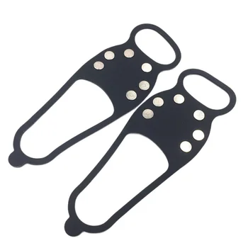 

6 Studs Ice Snow Shoe Universal Spiked Grips Cleats Crampons Winter Climbing Camping Anti Slip Sneaker Accessories