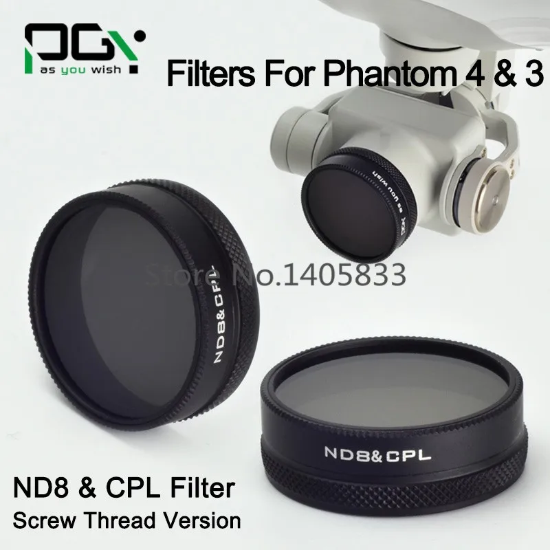 PGY DJI Phantom 4 DJI Phantom 3 Professional Advanced Camera Lens Filter ND4,ND8,ND16,MCUV,CPL,ND2 400, ND8AndCPL Filter PGY DJI Phantom 4 DJI Phantom 3 Professional Advanced Camera Lens Filter ND4,ND8,ND16,MCUV,CPL,ND2 400, ND8AndCPL Filter