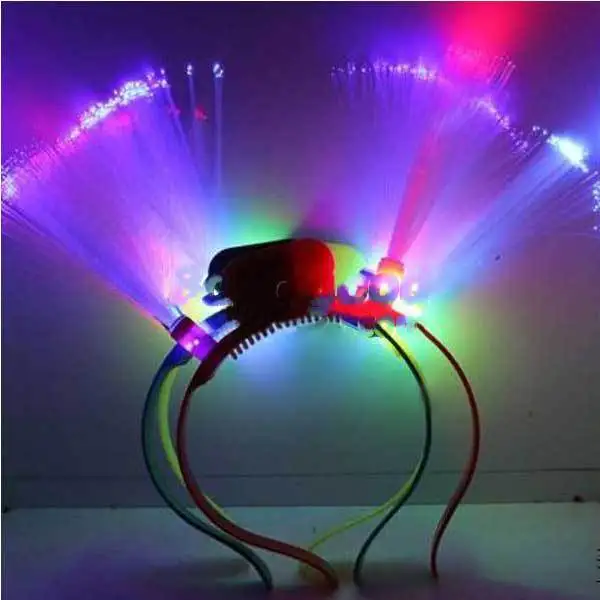 Attlabaya LED Colorful Flashing Fiber Optic Head Band Headhoop | Красота и здоровье
