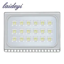 LAIDEYI 100 Вт 220 V Светодиодный прожектор Наружное освещение 8000LM SMD2835 108 светодиодный Прожекторы для улицы квадратный прожектор напольный