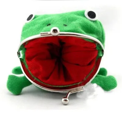 

Naruto Frog Coin Purse Cosplay Props Frog Wallet Anime Cartoon Manga Flannel Coin holder Cute Animal Hokage Ninjia Surrounding