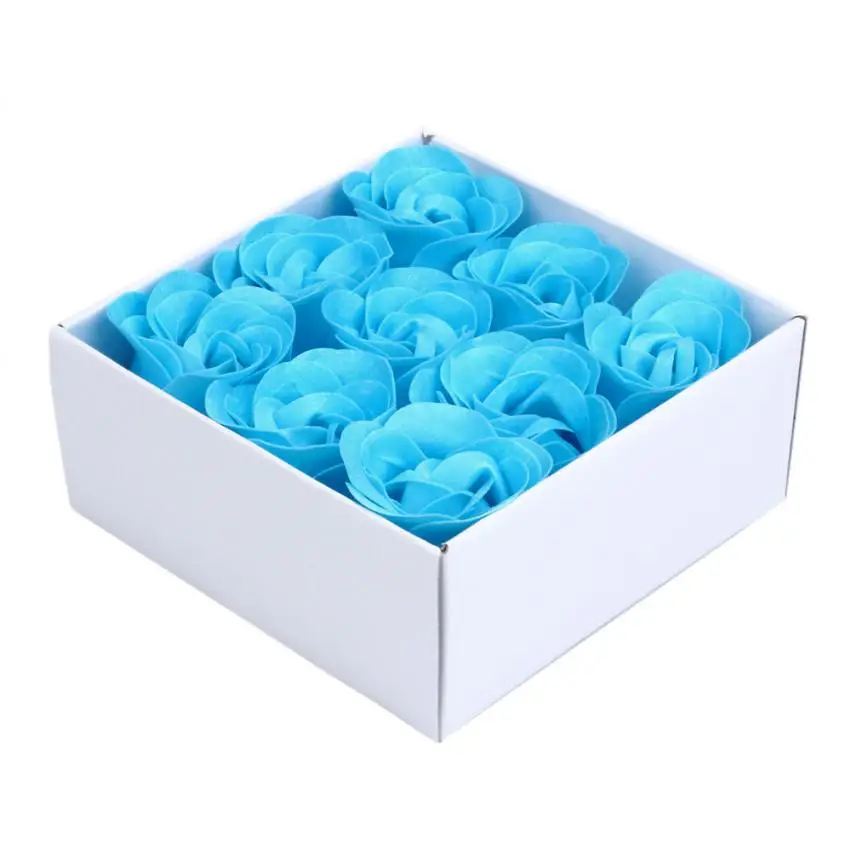 

1PC Scented Rose Flower Petal Bath Body Soap Wedding Party Gift Decoration #15