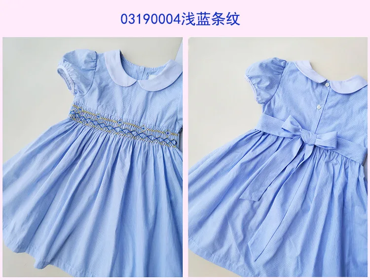 Baby Girls Dress Summer Spanish Vintage Dress Embroidery Spliced Print Princess Dress Modis Boutique Dress Vestidos Y1804