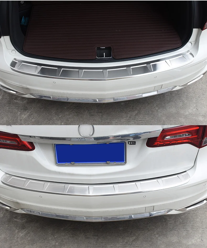 Lsrtw2017 Нержавеющая сталь багажник автомобиля защита заднего бампера доска для Acura MDX 2013 2014 2015 2016 2017 2018 2019 2020