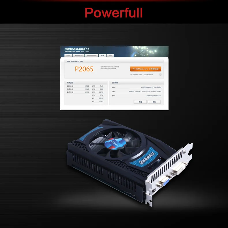 Купить йестон радеон р7 200 серии р7 240 GPU и 4 гб памяти GDDR5 128бит ...