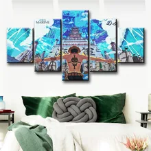 5 Piece Anime Portgas D. Ace ONE PIECE Canvas Posters Painting Wall Pictures Modern Decorative Prints For Living Room Home Decor 5 Piece Anime Portgas D. Ace ONE PIECE Canvas Posters Painting Wall Pictures Modern Decorative Prints For Living Room Home Decor