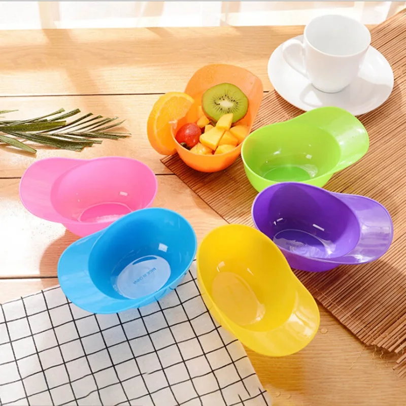 

Children's Plastic Ice Cream Bowls Cute Baseball Cap Shape Durable ICE Cream Cup For Kids Couples Dessert Bowl