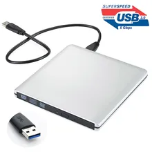 USB 3,0 DVD CD RW привод Внешний горелки писатель-rw для Apple Mac Macbook