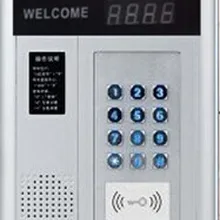 ZHUDELE цифровая невизуальная Система домофона: 10-квартиры, ИК наружный блок, пароль или ID карта разблокировки