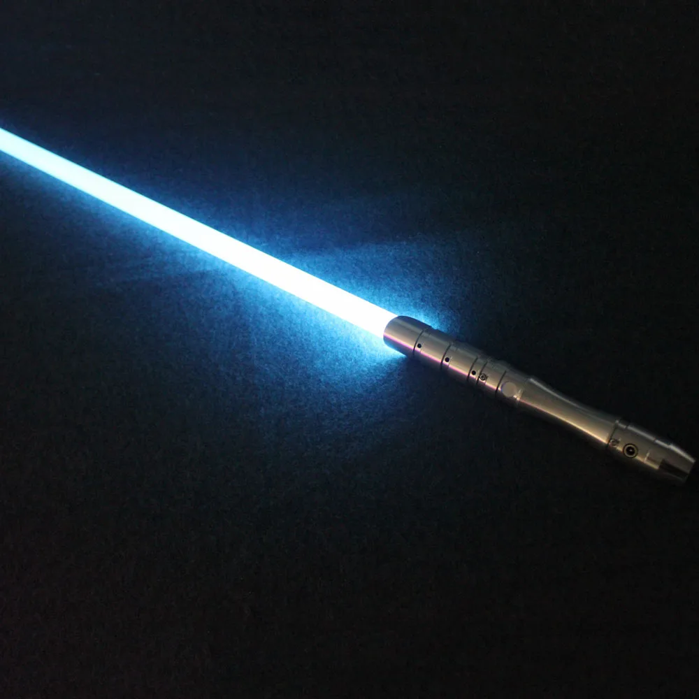 Nuevo 15 tipos unids 1 pieza Cosplay sable de luz con luz Led rojo verde azul sable aleación Skywalker espada 100 cm sonido Luke juguete regalo - 6