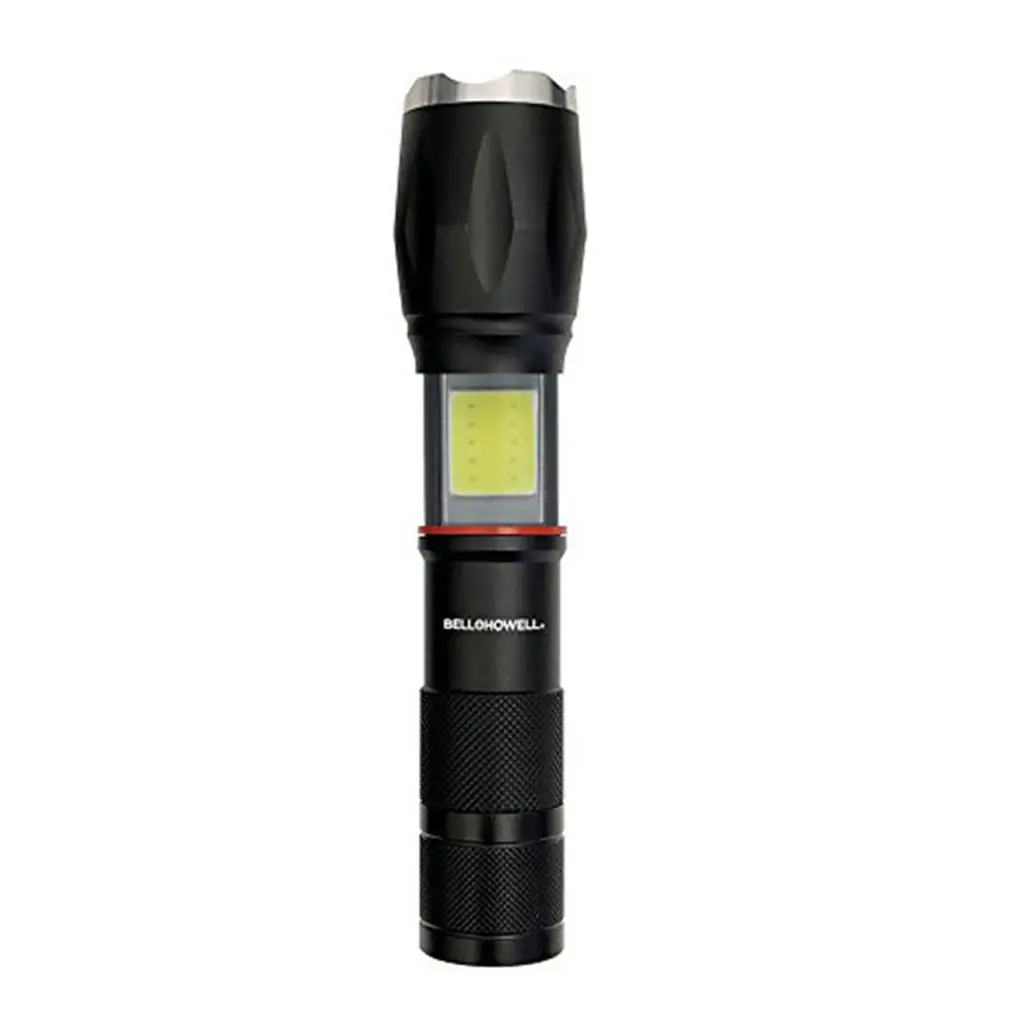 

Aluminum Alloy LED Flashlight Powerful Camping Torch Telescopic Zoomable Flash Light 40X Electric Torch