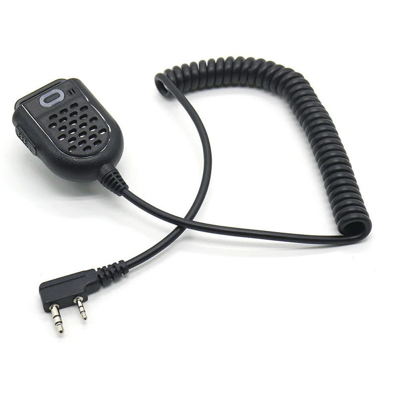 

Mini Interphone hand microphone LED Shoulder Speaker Mic For KENWOOD TYT F8 BAOFENG UV5R Retevis Radio Ear 2.5mm Mic 3.5m Stereo