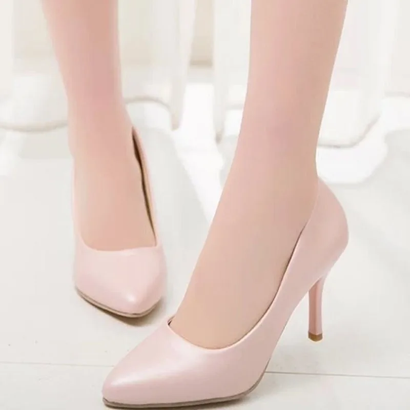 

VTOTA Shoes Patent Leather Wonen Pumps Fashion Office Shoes Women Sexy High Heels Shoes Women's Party Wedding Shoes chaussures