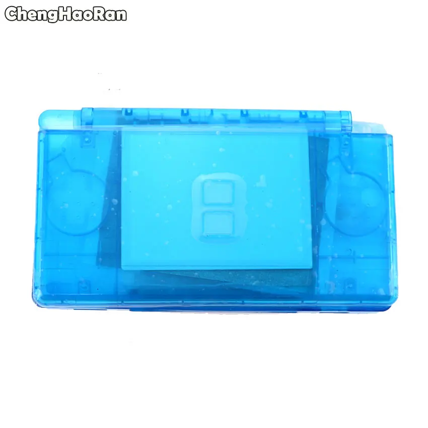 ChengHaoRan корпус Оболочка Чехол полный набор с кнопками Винты Комплект Замена для nintendo DS Lite игровая консоль NDSL - Цвет: Clear Blue