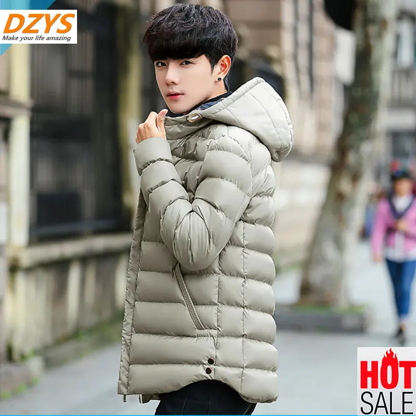 calibre Elaborar virtual Ropa de invierno para hombre, juveniles Chaqueta de algodón con plumas,  prendas de vestir de DZYS CX, gorros, abrigo, 2018|Zanja| - AliExpress