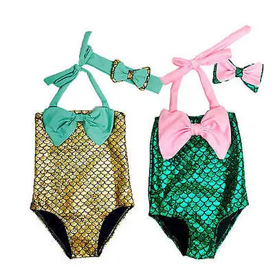baby girl mermaid bathing suit