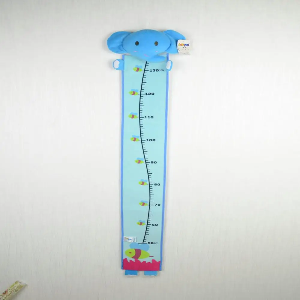 Baby Suspended Cartoon Animal Plush Height Ruler For Children
