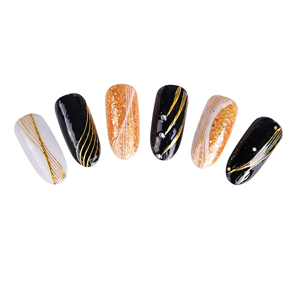 3D Laser Decal for Nail Wave Design  2