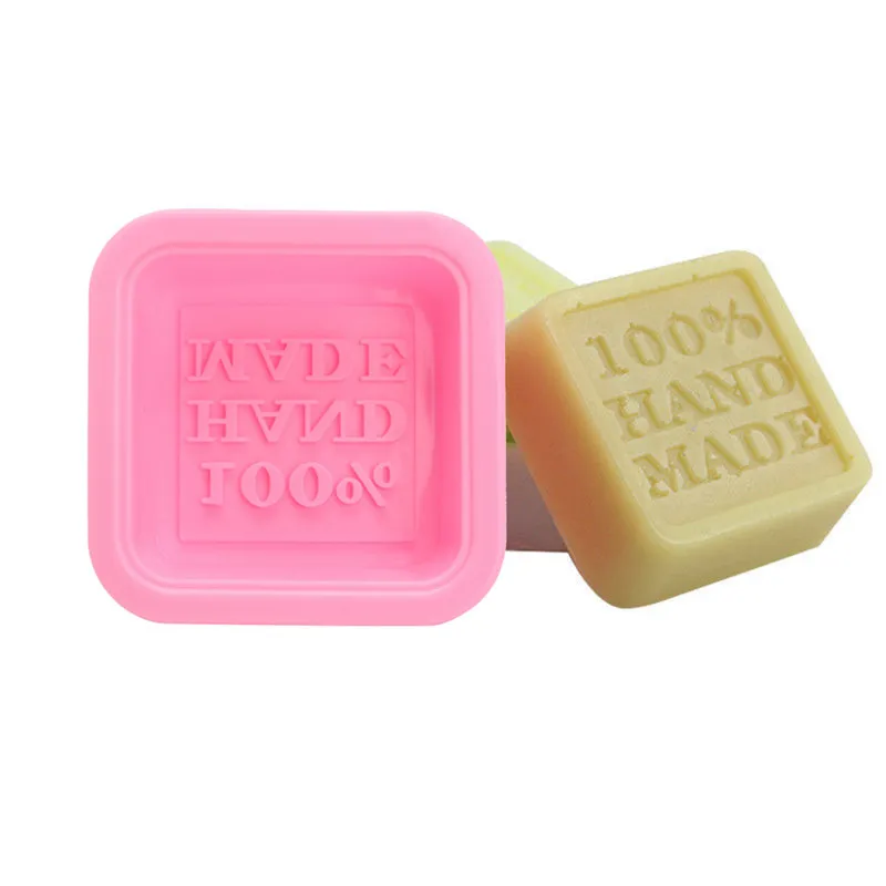 

25Pcs 100% 3D Square Shape Design Hand Made DIY Silicone Mold Soap Mold Fondant Cake Decorating Tools Soap Make