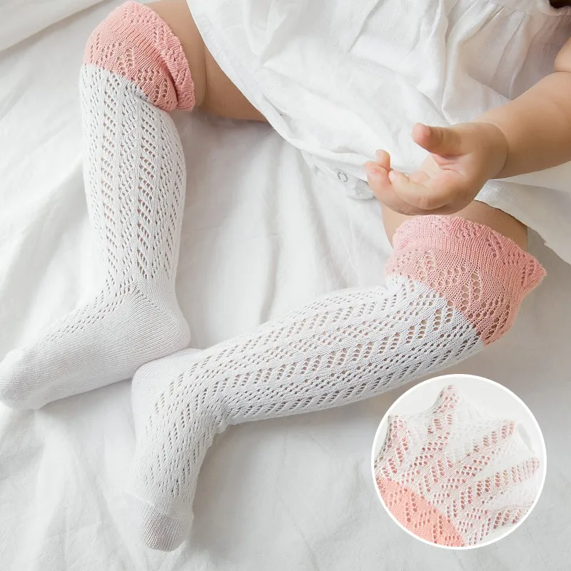 New Summer Infant Baby Girls Boys Breathable Knee High Socks Cotton Mesh Anti-mosquito Socks New Summer Infant Baby Girls Boys Breathable Knee High Socks Cotton Mesh Anti-mosquito Socks