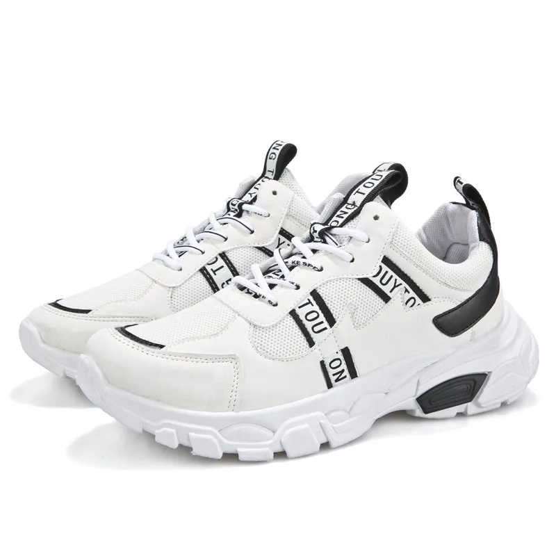 

Daddy shoes Men sneakers Mesh cloth Canvas Shoes Men Breathable Leisure Shoes Fashion Men Lace up Thick bottom Wear Resistant