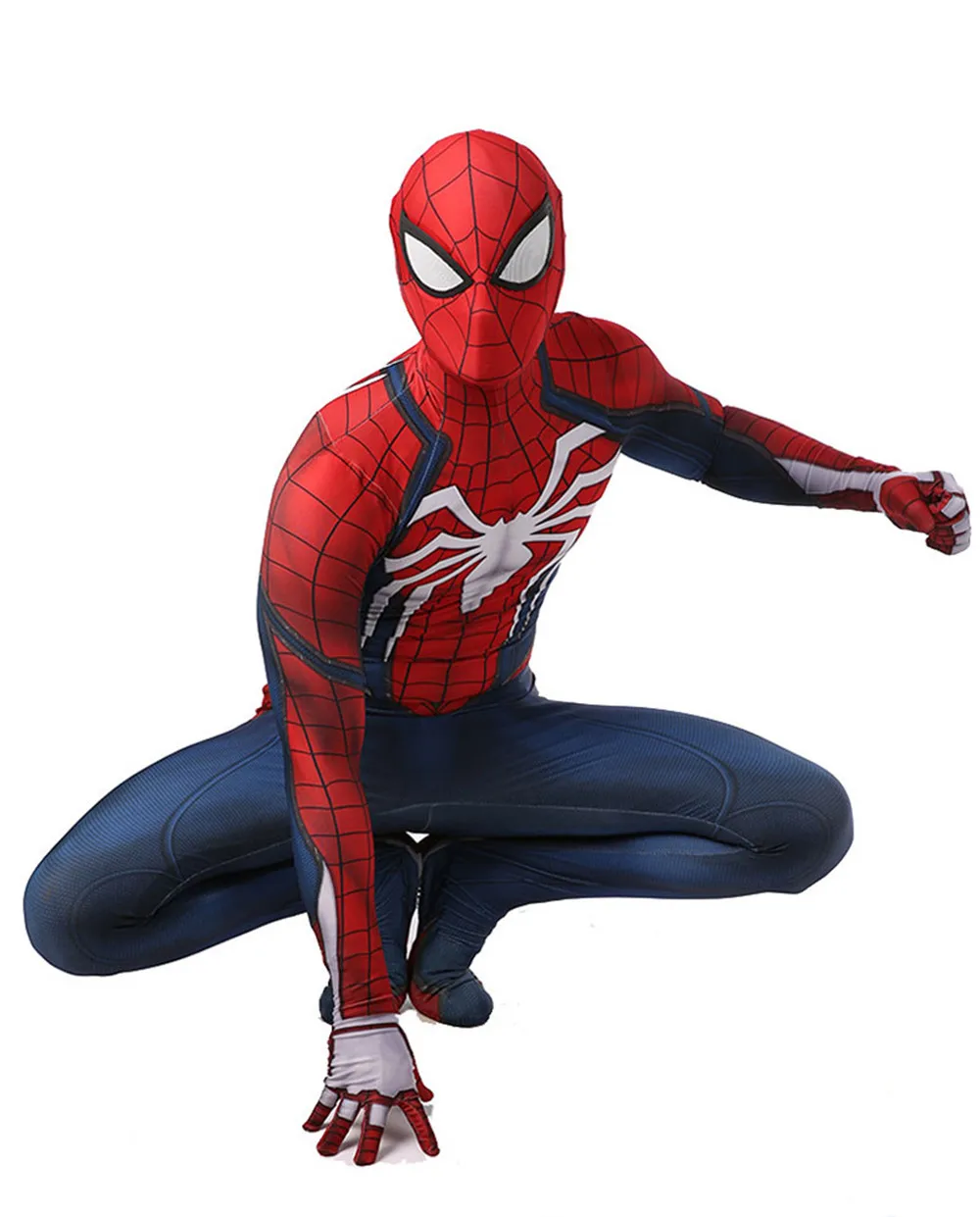 New ps4 insomniac spiderman costume Spandex Games Spidey Cosplay Halloween Spider-man Costumes For Adult Free Shipping New ps4 insomniac spiderman costume Spandex Games Spidey Cosplay Halloween Spider-man Costumes For Adult Free Shipping