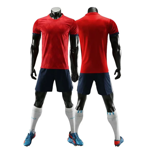 men European sizes soccer jerseys football training suit custom Adults Kids plain soccer jersey