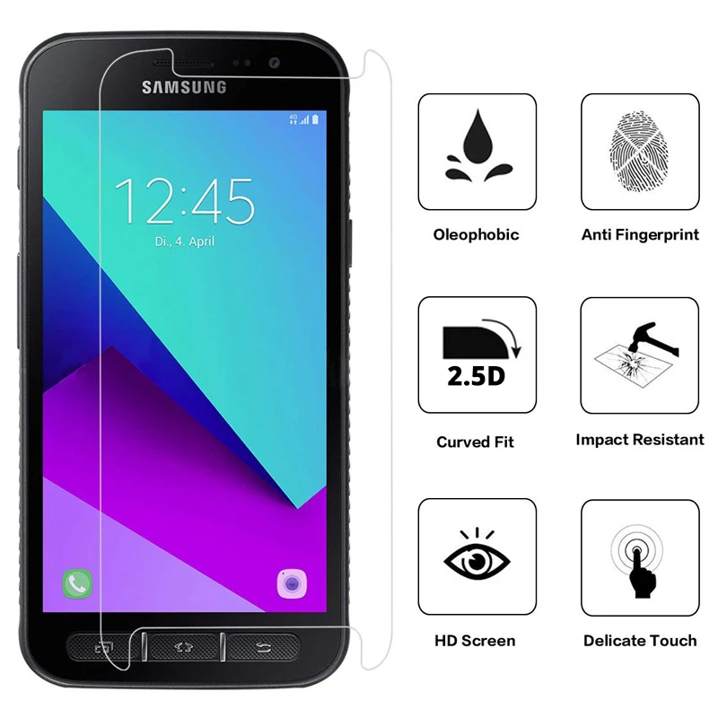 Закаленное стекло 9H для Samsung Galaxy Xcover 4 G390F G390 защитная пленка экрана 3 G888F X