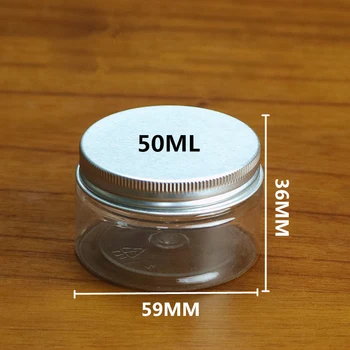 

50ml Spiral aluminum cover bottle clear plastic bottles large diameter cosmetic bottles 50g face film emulsion cream box
