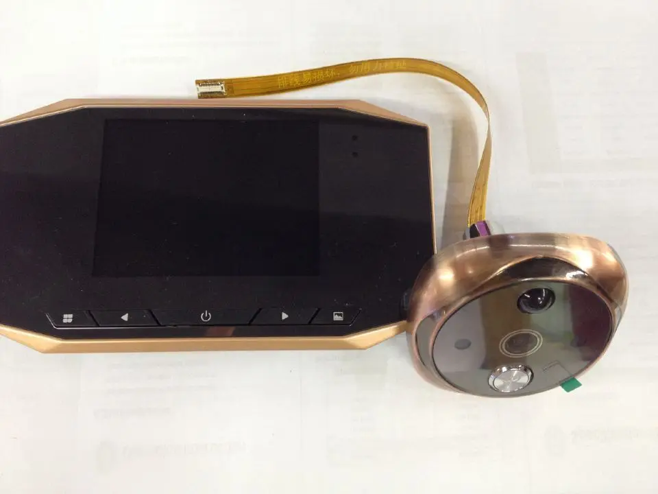 

2017 NEW 3.5 LCD Digital Video 4X Zoom 120 Wide angle Auto Door Viewer eye Doorbell Camera Peephole Motion Detection Nightvision