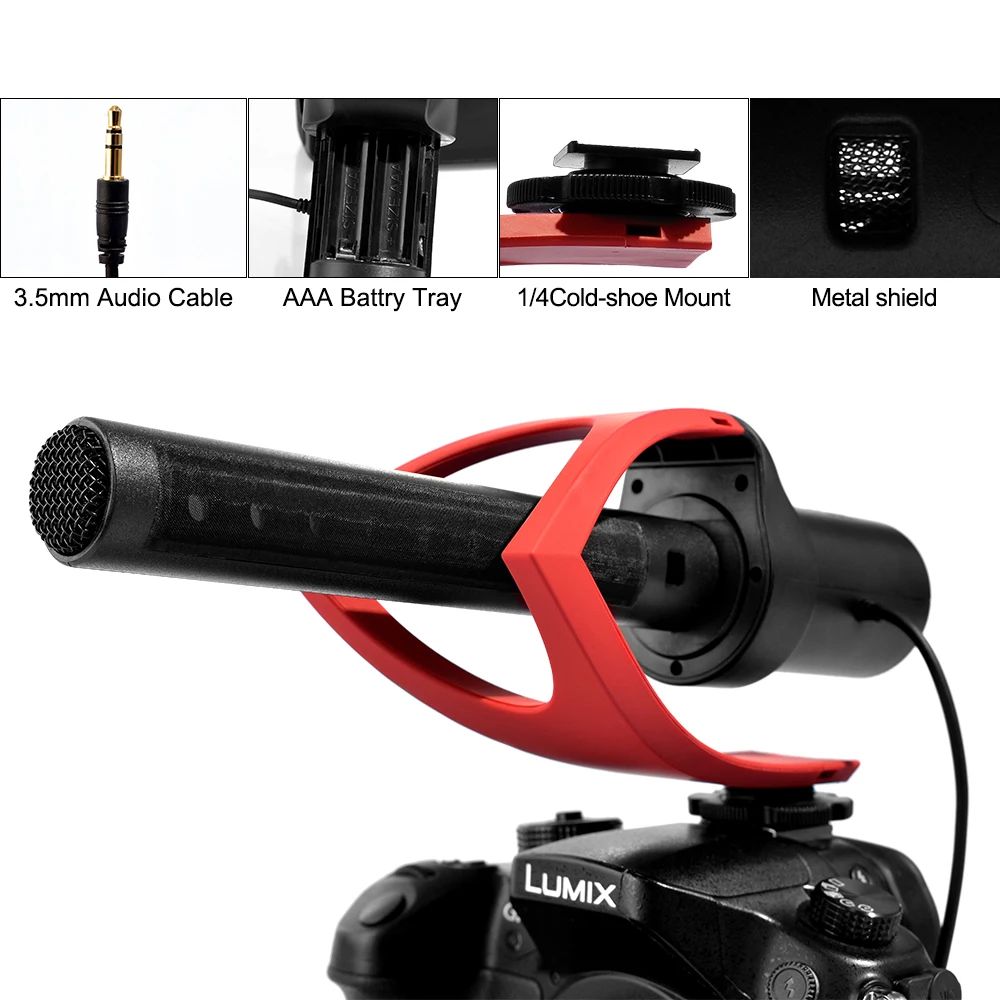 Comica CVM-V30 Shotgun On-Camera Microphone (2)