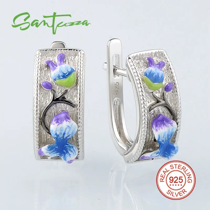 E308936ENASK925-Silver Earrings