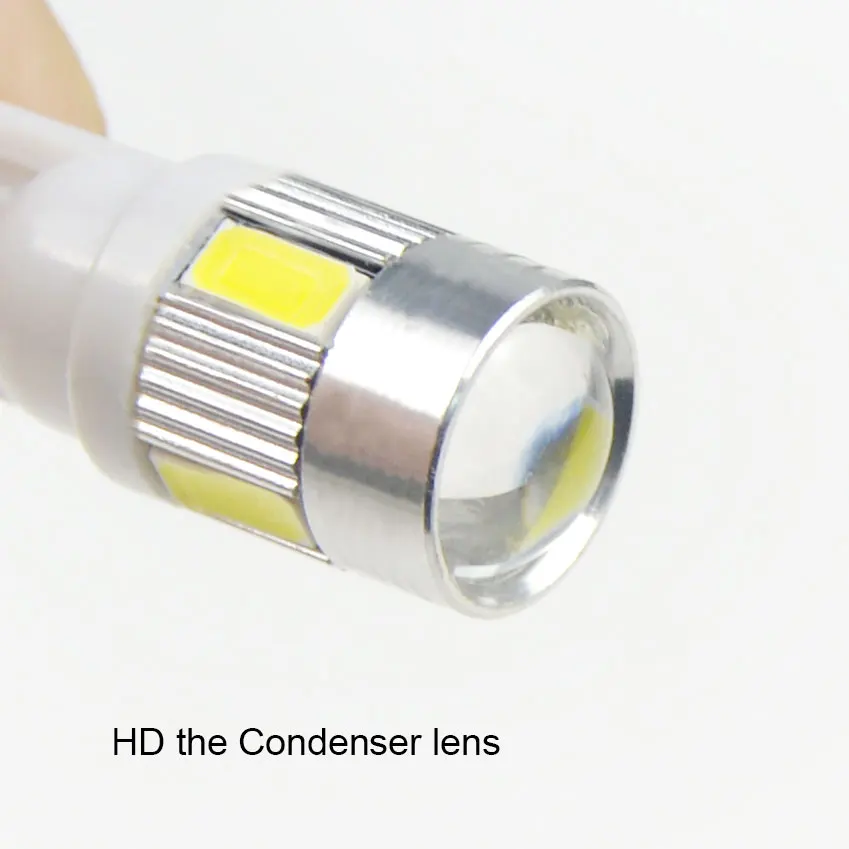 CANBUS T 10 LED 194 168 HID Белый Авто свет 5730 SMD 6 светодиодов лампа противотуманный сигнал