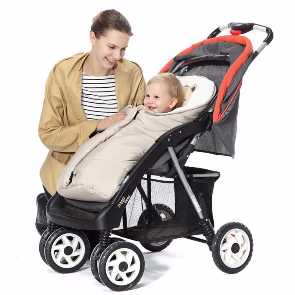 warm 2 colors high quality comfortable soft multifunctional sleeping Baby bag stroller blankets autumn winter children products