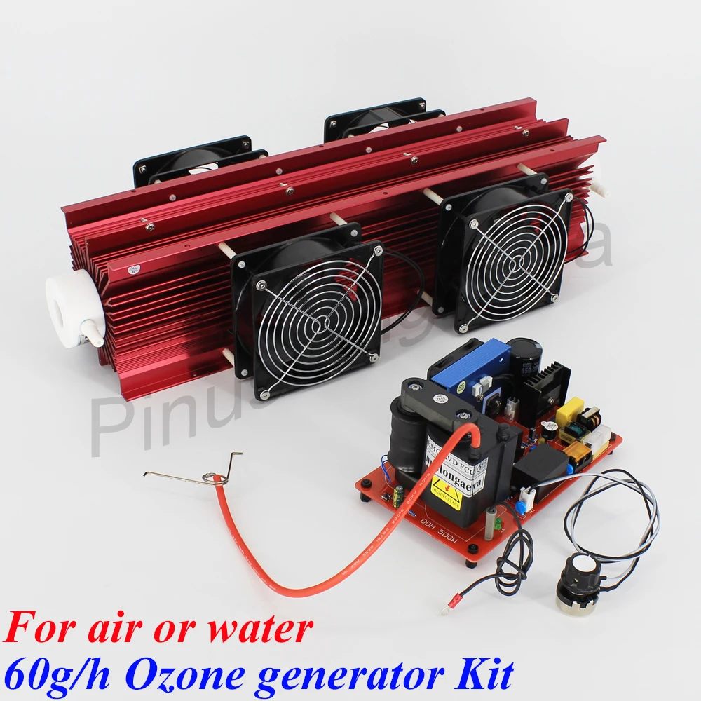 

Pinuslongaeva 60G/H 60grams adjustable Quartz tube type ozone generator Kit ozone generator home swimming pool water treatment