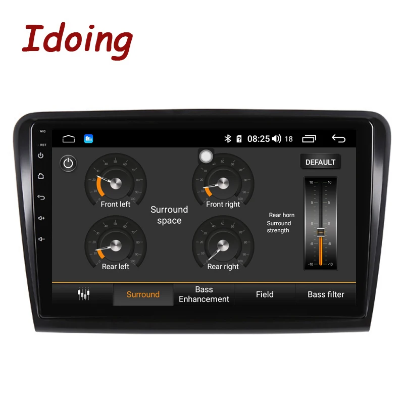 Best Idoing 10.2"1Din Car Android 8.1 Radio Multimedia Player 2.5D IPS 4G+64G Octa Core For Skoda Superb 2008-2014 GPS Navigation 4