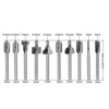 10 pièces 1/8 pouces fraise à bois fraisage HSS bois routeur Bits pour Dremel outil rotatif gravure Machine fraisage rainure ► Photo 2/5