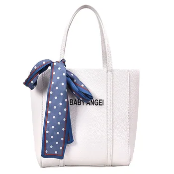 

Women's Bag Fashion Retro Ribbons Letter Shoulder Solid Color Handbag sac main femme torebka damska shopper bolsos mujer