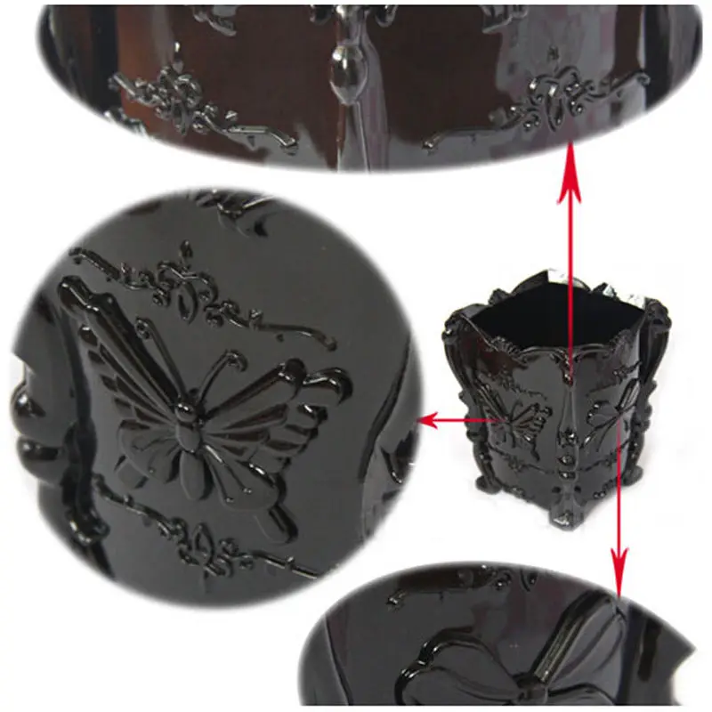Бабочка Косметическая пластиковая Кисть для макияжа держатель ручки Органайзер контейнер коробка для хранения