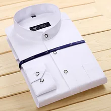 Мужская рубашка мужская деловая Повседневная модная Премиум рубашка с длинными рукавами мужская деловая рубашка