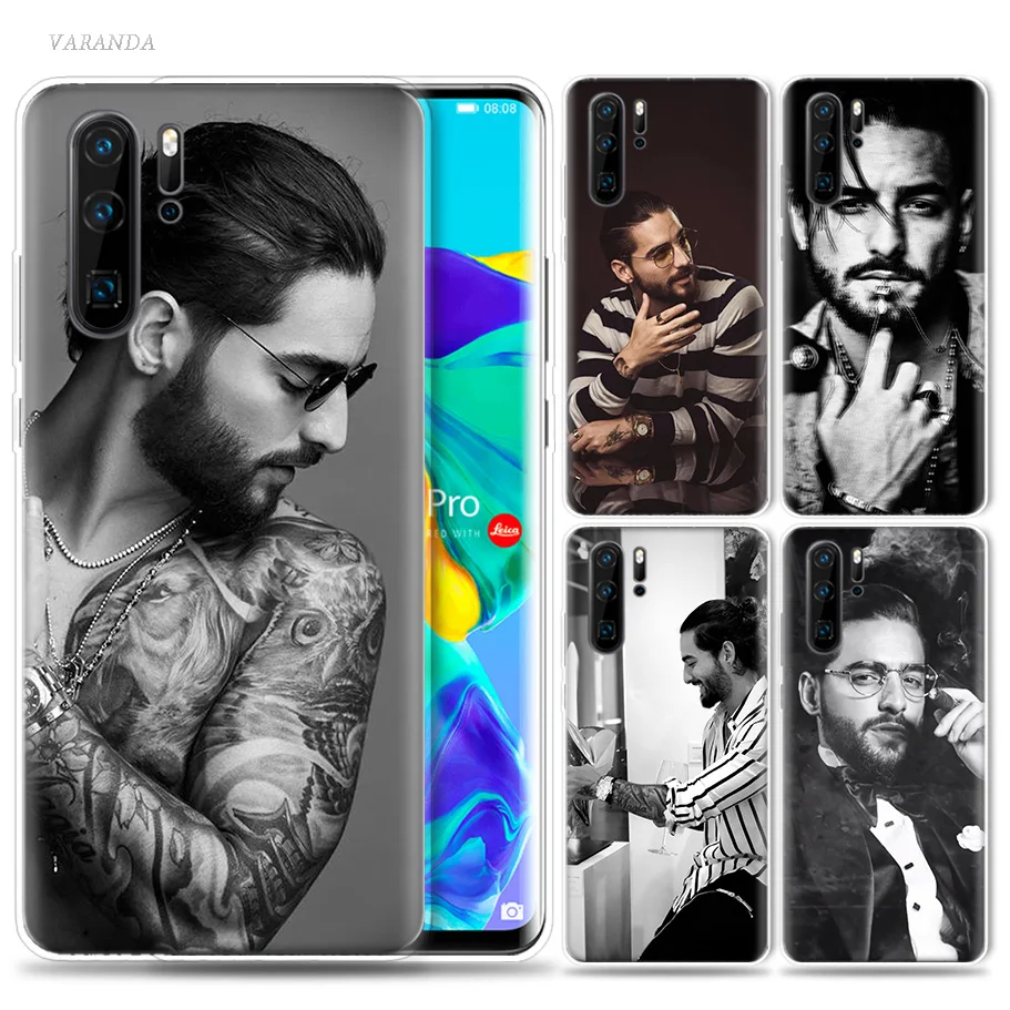 

Maluma Case for Huawei P20 P30 P Smart Z Plus 2019 P10 P9 P8 Mate 10 20 lite Pro Silicone Singers Luxury Fundas Phone Bags Capa