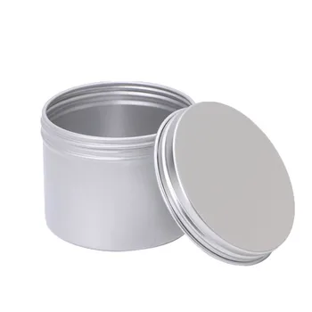 

Empty Aluminum Cream Jar Tin Cosmetic Lip Balm Containers Nail Derocation Crafts Pot Bottle Screw Thread W5