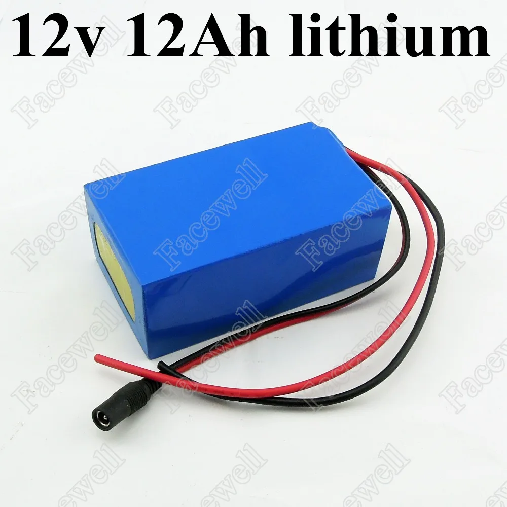 12 v 12Ah Lithium batterij li batterij DC plug hoge 20A accu voor draadloze cctv camera verlichting|12v 12ah|battery pack12ah 12v - AliExpress