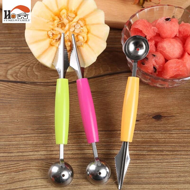 CUSHAWFAMILY 1 pcs Melon spoon/Fruit peeler household Gadget carve