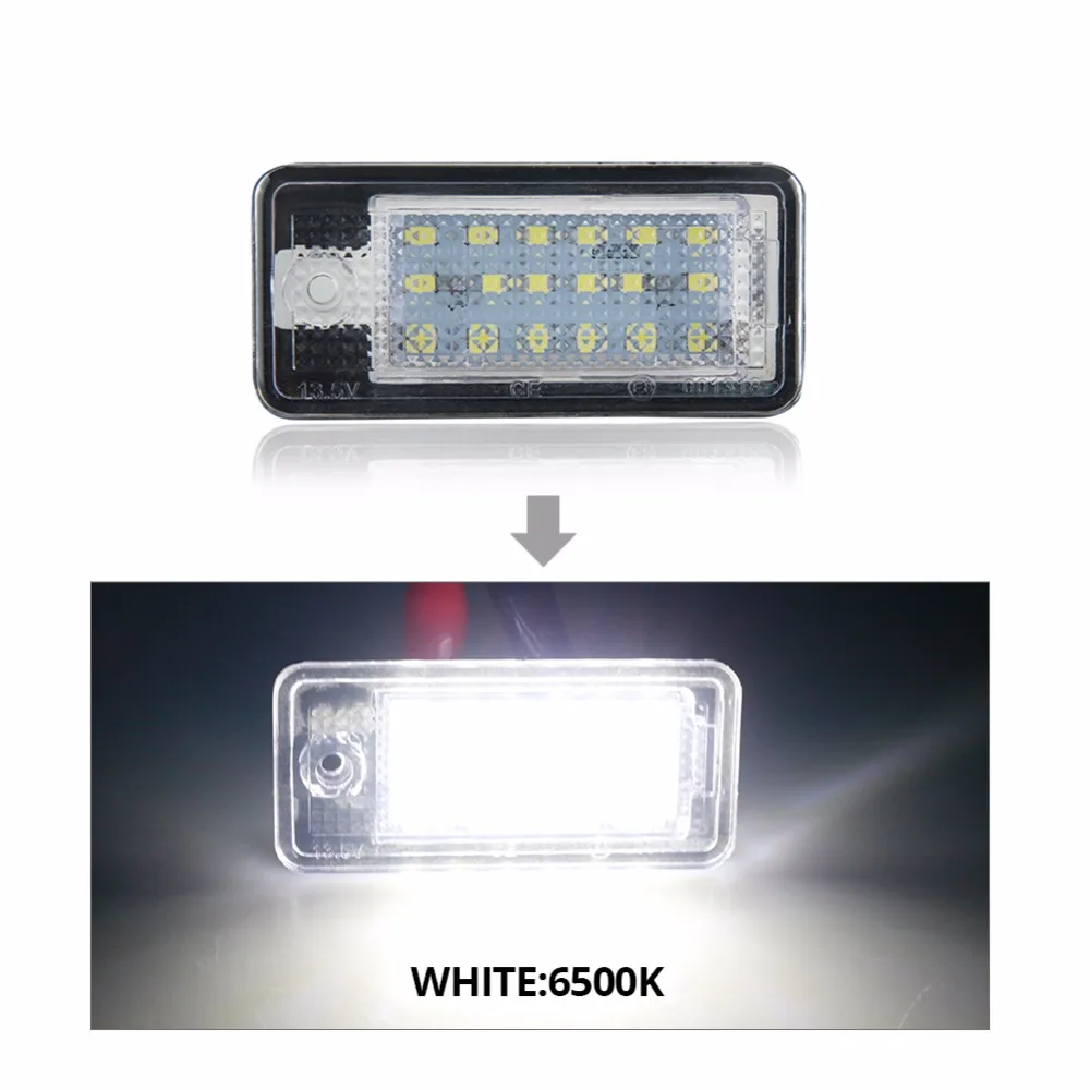 audi a6 number plate bulb