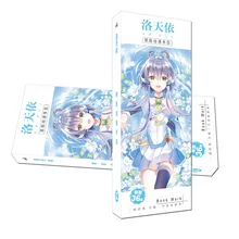 36 шт./компл. аниме Luo Tianyi Бумага Закладка для книги канцелярские принадлежности закладки книжные держатели карты сообщения подарочные канцелярские товары