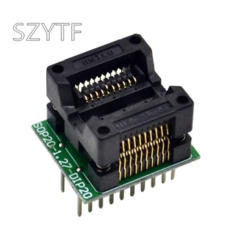 

Top Quality Chip programmer SOP16 sop20 under adapter adapter switch DIP8 ots82 (20) -1.27-01