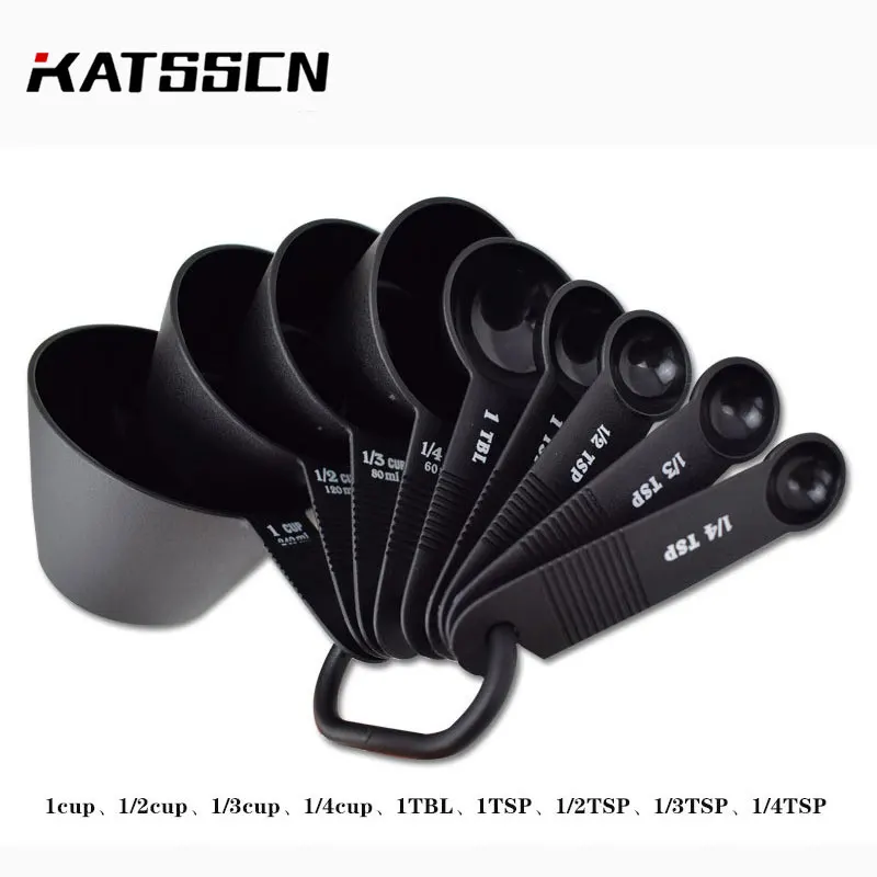 

9pcs/Set DIY Silicone Measuring Cups Spoons Kitchen Tools Non-slip Detachable Cake Ice Cream Seasoning Baking Cook Gadgets 52