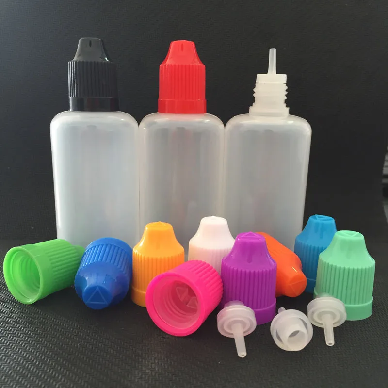 2500 Pcs 30 ml PLASTIC DROPPER BOTTLES WITH CHILDPROOF CAP EYE DROPPER