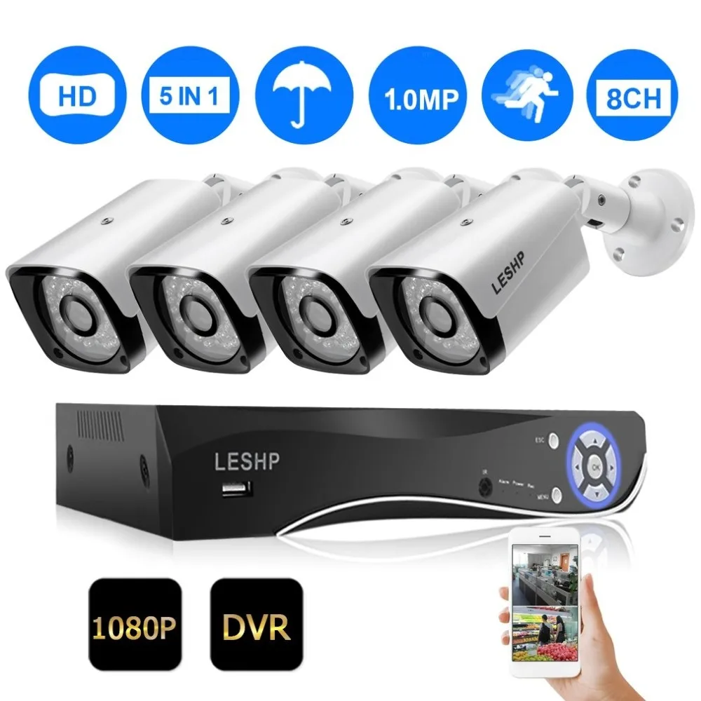 

8CH 1080P CCTV System Professional AHD Surveillance Kit Home Security System Household Network Webcam EU Plug